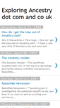 Mobile Screenshot of ancestry.blogspot.com