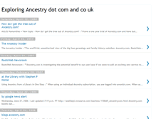Tablet Screenshot of ancestry.blogspot.com