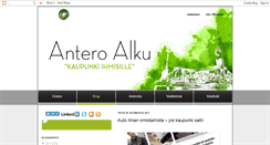Desktop Screenshot of anteroalku.blogspot.com