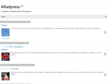 Tablet Screenshot of miladyness.blogspot.com
