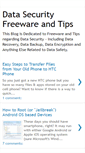 Mobile Screenshot of data-security-freeware.blogspot.com