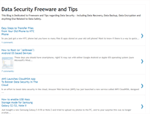 Tablet Screenshot of data-security-freeware.blogspot.com