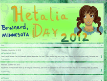 Tablet Screenshot of hetaliaday.blogspot.com