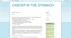Desktop Screenshot of cancerstomach.blogspot.com