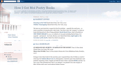 Desktop Screenshot of gettingpoetrybooks.blogspot.com