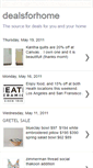 Mobile Screenshot of dealsforhome.blogspot.com