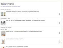 Tablet Screenshot of dealsforhome.blogspot.com