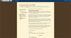 Desktop Screenshot of concursandoemperfil.blogspot.com