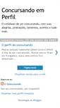Mobile Screenshot of concursandoemperfil.blogspot.com