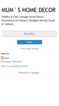 Mobile Screenshot of mumshomedeco.blogspot.com