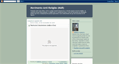Desktop Screenshot of movimentoantireligiao.blogspot.com