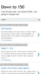 Mobile Screenshot of downto150.blogspot.com