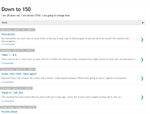 Tablet Screenshot of downto150.blogspot.com