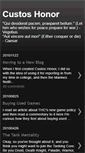 Mobile Screenshot of custoshonor.blogspot.com
