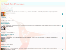 Tablet Screenshot of enpapelartecreaciones.blogspot.com