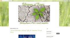 Desktop Screenshot of glimpseofgreen.blogspot.com