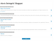 Tablet Screenshot of alexisdeangelis.blogspot.com