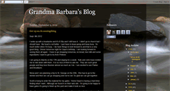 Desktop Screenshot of grandmabarbarasblog.blogspot.com