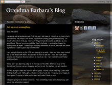 Tablet Screenshot of grandmabarbarasblog.blogspot.com