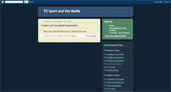 Desktop Screenshot of p2sport.blogspot.com