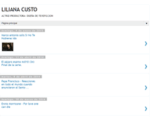 Tablet Screenshot of lapaginadelilianacusto.blogspot.com