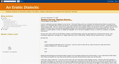Desktop Screenshot of eristicdialectic.blogspot.com