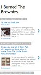 Mobile Screenshot of iburnedthebrownies.blogspot.com