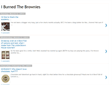 Tablet Screenshot of iburnedthebrownies.blogspot.com