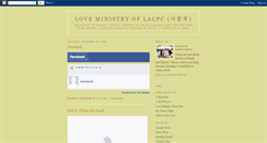 Desktop Screenshot of loveministry.blogspot.com