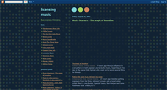 Desktop Screenshot of licensingmusic.blogspot.com
