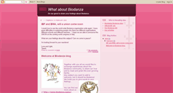 Desktop Screenshot of biodans.blogspot.com