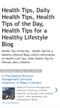 Mobile Screenshot of healthy-tips-for-a-healthy-lifestyle.blogspot.com