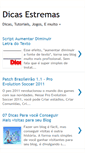 Mobile Screenshot of dicasestremas.blogspot.com