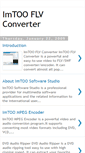 Mobile Screenshot of imtooflvconverter.blogspot.com