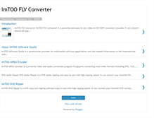 Tablet Screenshot of imtooflvconverter.blogspot.com