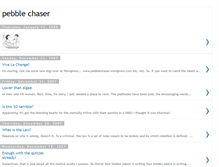 Tablet Screenshot of pebblechaser.blogspot.com