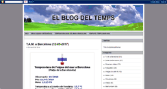 Desktop Screenshot of elblogdeltemps.blogspot.com