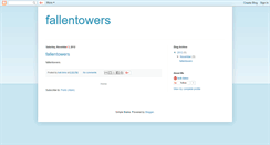 Desktop Screenshot of fallentowers.blogspot.com