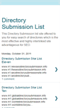 Mobile Screenshot of directory-submissions-list.blogspot.com