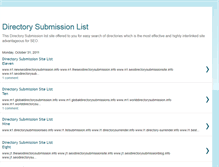 Tablet Screenshot of directory-submissions-list.blogspot.com