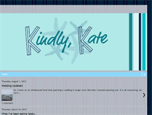 Tablet Screenshot of kindlykate.blogspot.com