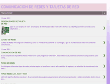 Tablet Screenshot of comunicacionderedesytarjetasdered.blogspot.com