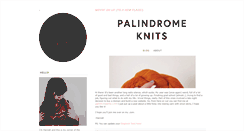 Desktop Screenshot of palindromeknits.blogspot.com