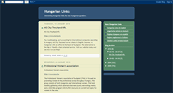 Desktop Screenshot of hungarianlinks.blogspot.com