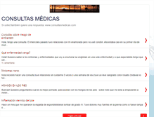 Tablet Screenshot of consultas-medicas.blogspot.com