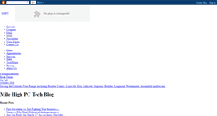 Desktop Screenshot of milehighpctechs.blogspot.com