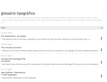 Tablet Screenshot of glossariotipografico.blogspot.com