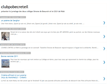 Tablet Screenshot of clubpobecreteil-clubpobecreteil.blogspot.com