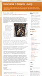 Mobile Screenshot of grandmabsimpleliving.blogspot.com