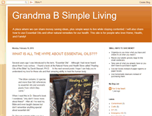 Tablet Screenshot of grandmabsimpleliving.blogspot.com